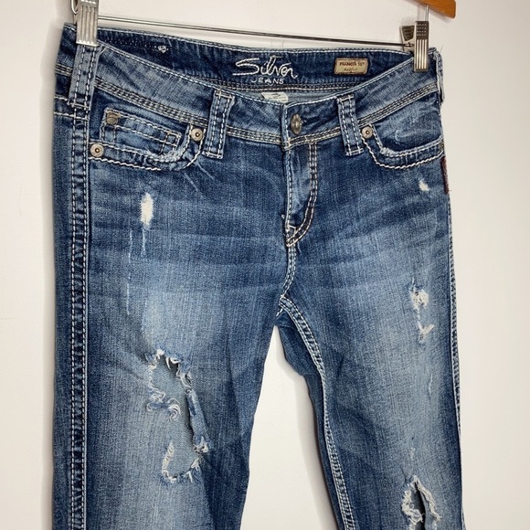 Silver Jeans Frances 18” bootcut Jeans Size 27 - Picture 3 of 8